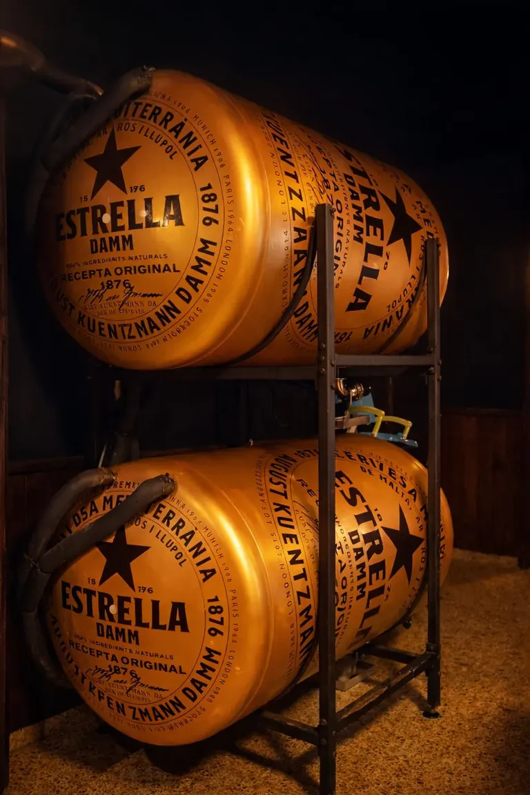 Barril decorativo